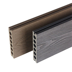 Natural Textured 3D Embossing Decking