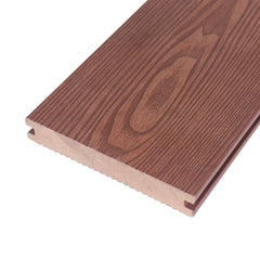 Waterproof 3D embossed decking boards for Riverside boardwalk