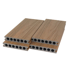 Wood Grain WPC Decking Boards for swimming pool