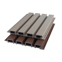 Weather Resistant Capped Slatted Composite Cladding